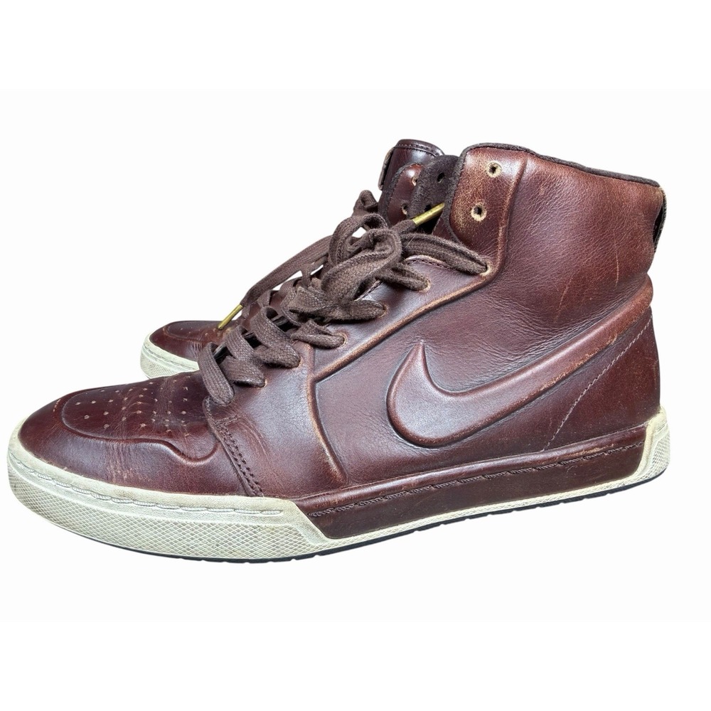 Nike Air Royal Mid‎ VT Baroque Brown Leather High Top Sneakers Mens 8